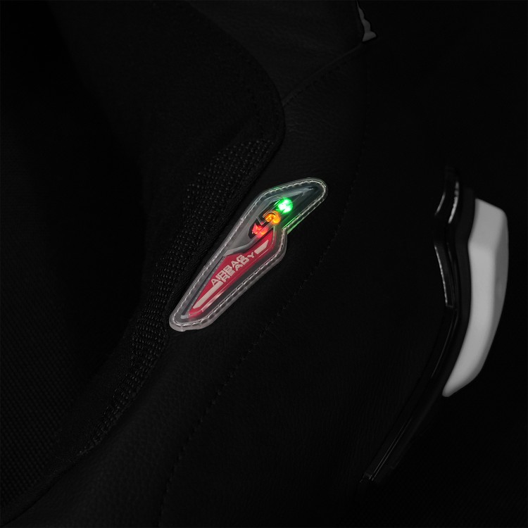 4SR detská jednodielna kombinéza Racing Junior White AR - Airbag Ready