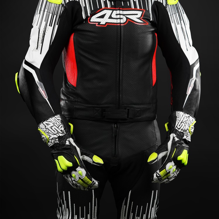 Dvojdielna motocyklová kombinéza 4SR RR Stripes AR -RR Stripes AR