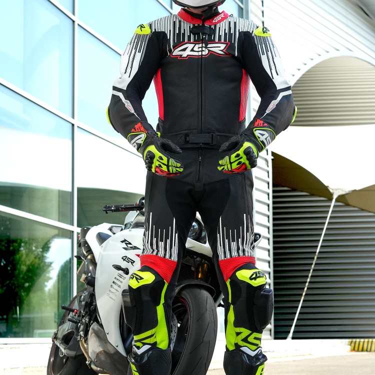 Dvojdielna motocyklová kombinéza 4SR RR Stripes AR -RR Stripes AR