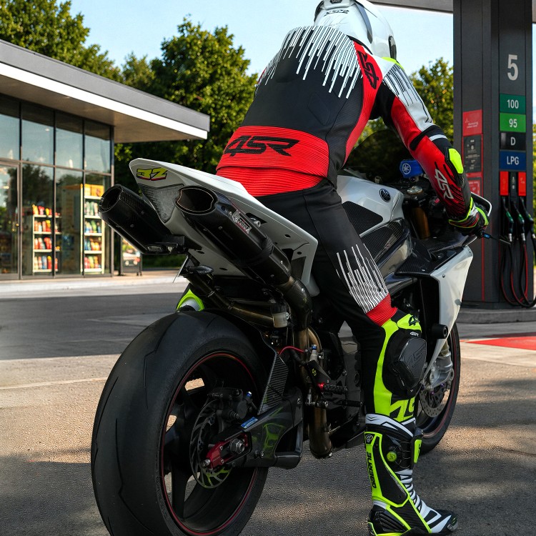 Dvojdielna motocyklová kombinéza 4SR RR Stripes AR -RR Stripes AR