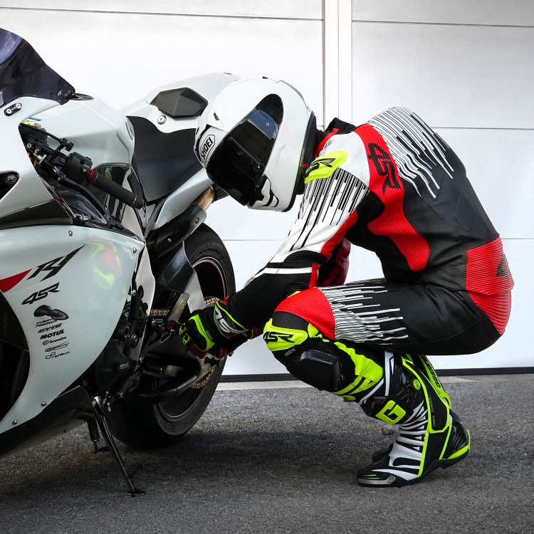 Dvojdielna motocyklová kombinéza 4SR RR Stripes AR -RR Stripes AR