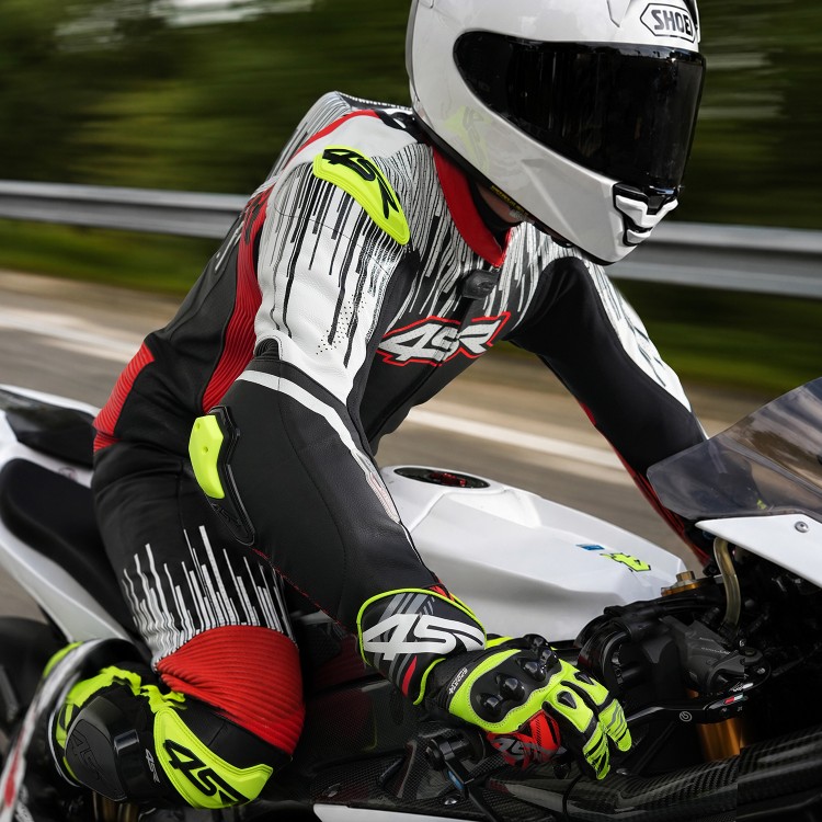 Dvojdielna motocyklová kombinéza 4SR RR Stripes AR -RR Stripes AR