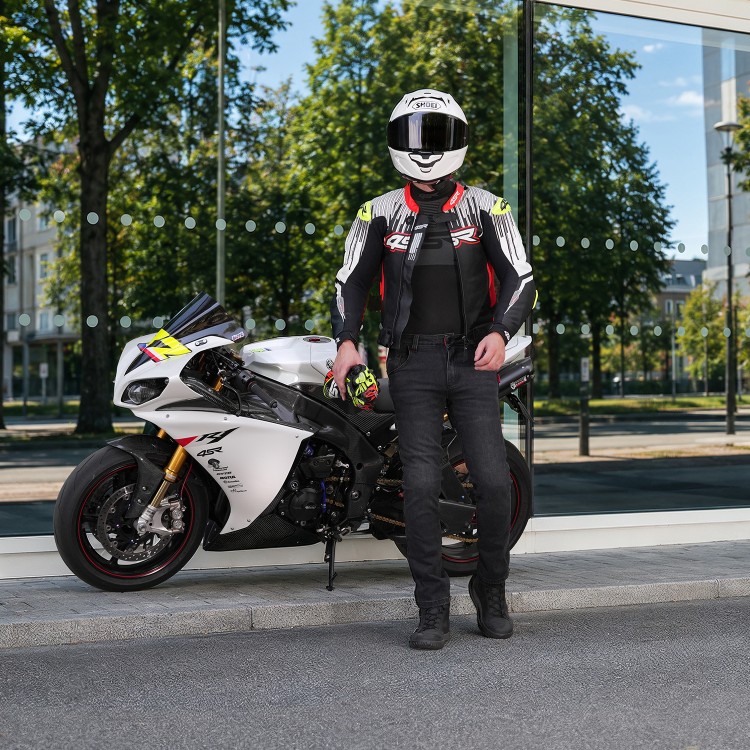 Dvojdielna motocyklová kombinéza 4SR RR Stripes AR -RR Stripes AR