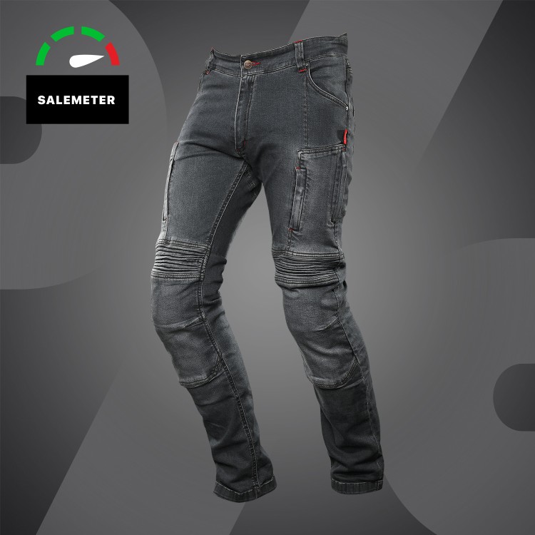 4SR pánské kevlarové jeans Club Sport Grey