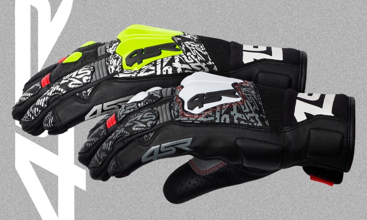 4SR rukavice GTS Black & Yellow