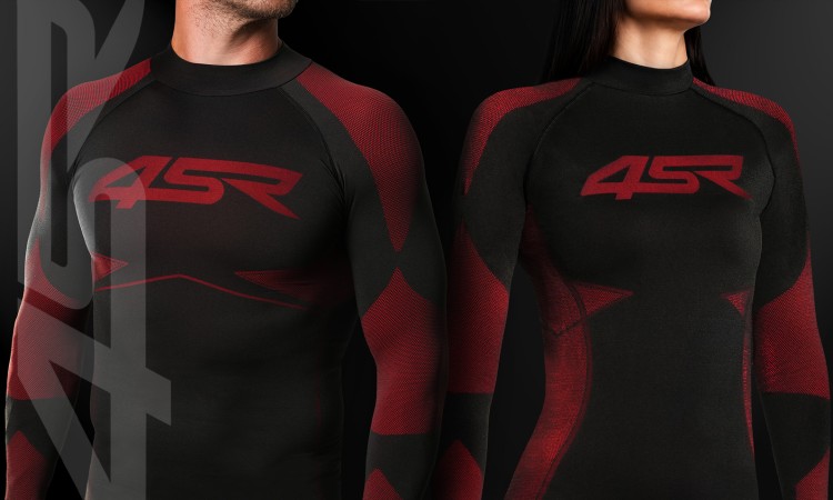 4SR bezšvová bielizeň Seamless Red