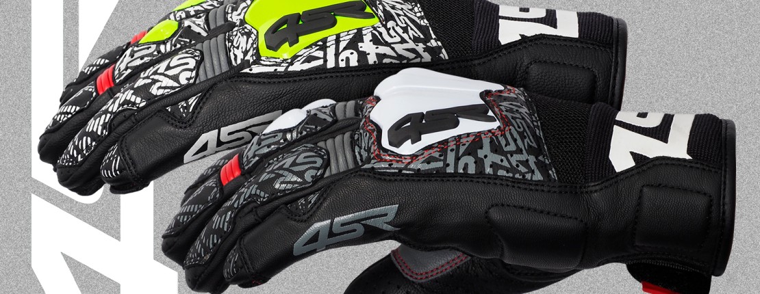 4SR rukavice GTS Black & Yellow